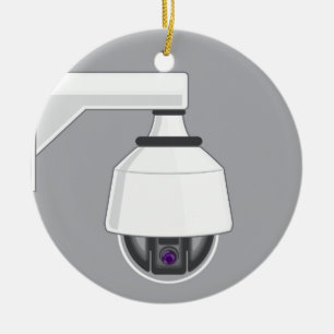 Security Camera Ceramic Ornament