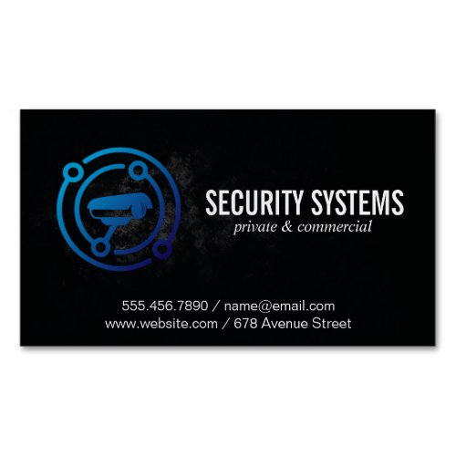 Security Camera  Home Protection Business Card Magnet