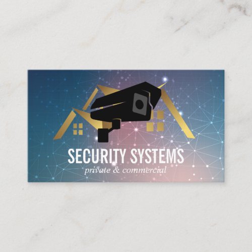 Security Camera  House Logo Business Card