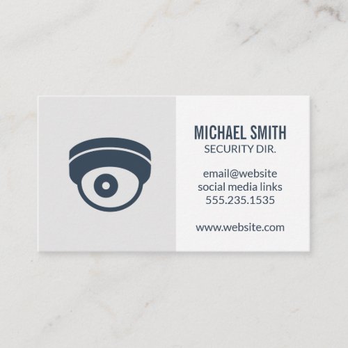 Security Camera Icon Business Card