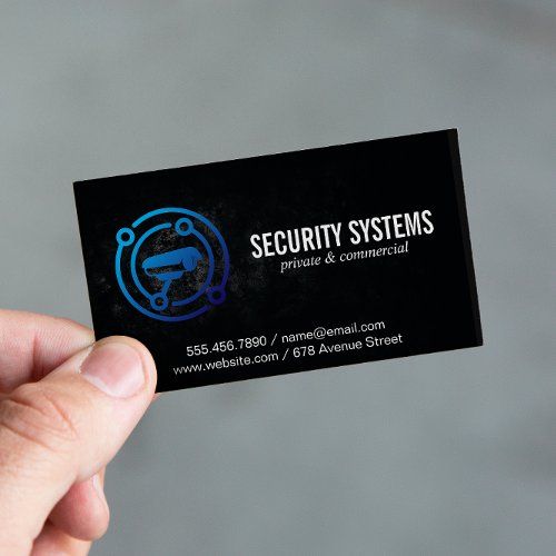 Security Camera  Lock Business Card
