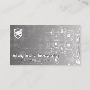 Security Camera   Locks   Online Protection Business Card