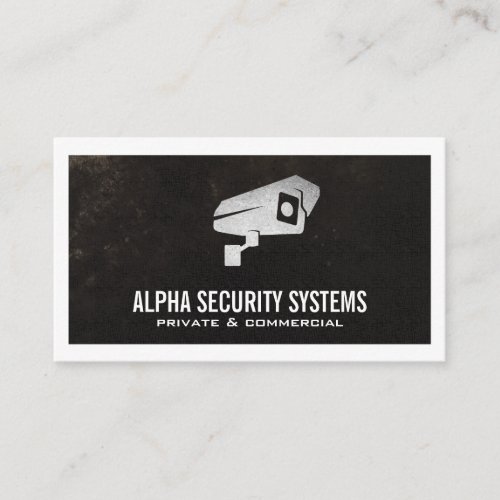 Security Camera Logo Business Card