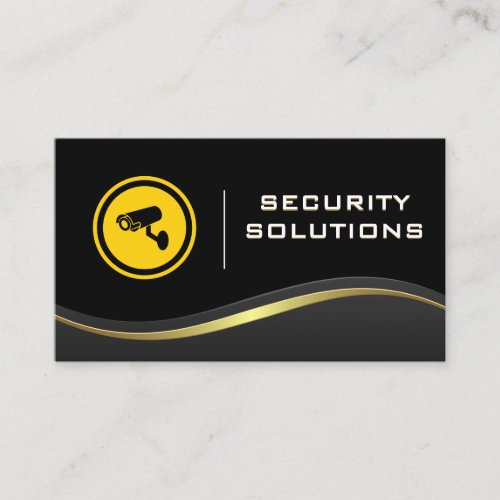 Security Camera Logo Business Card