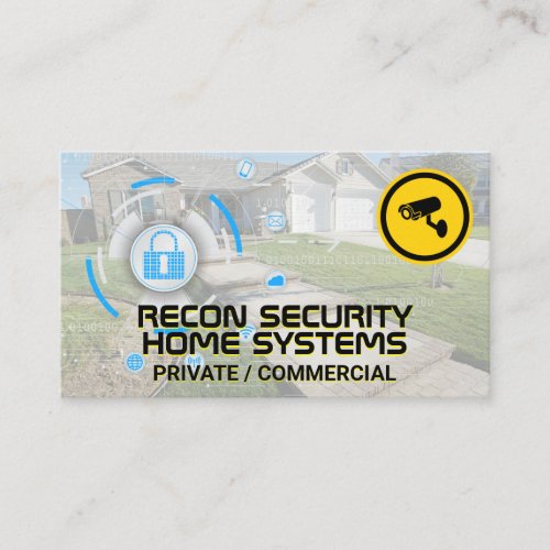 Security Camera  Network  Residential Home Business Card