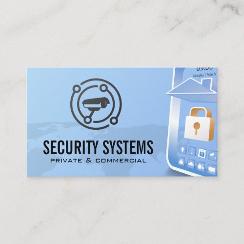 Security Camera  Smart Phone Tech Business Card