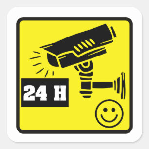Security Camera Warning Stickers