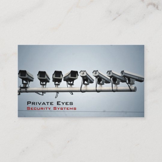 Security Cameras Business Card Zazzle Security Cameras Business Card