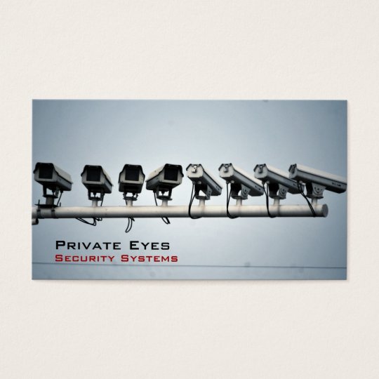 Security Cameras Business Card