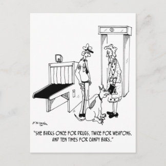 Security Cartoon 5589 Postcard