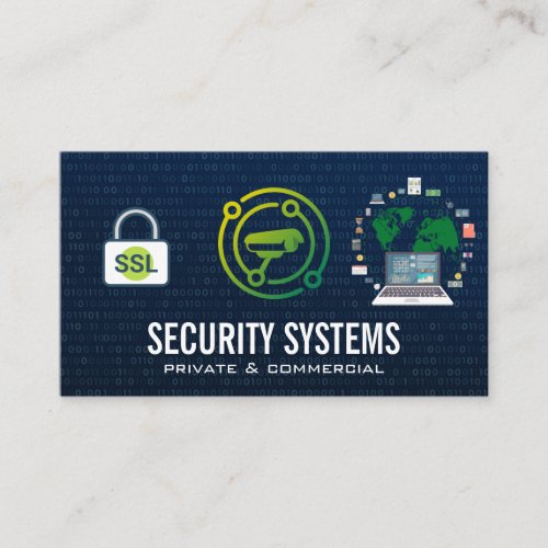 Security Cyber Tech Business Card