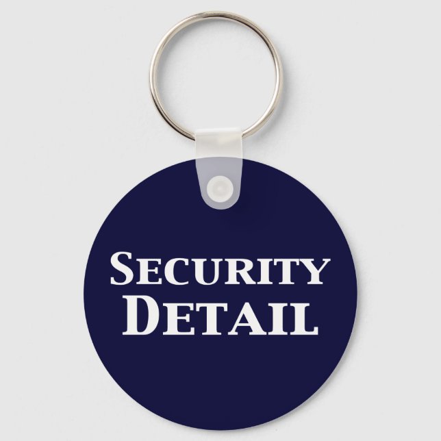 Security Detail Gifts Keychain (Front)