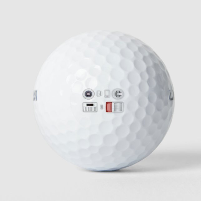 Security electronic devices golf balls (Front)