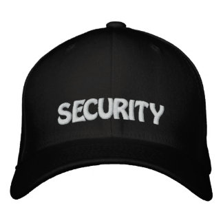 SECURITY EMBROIDERED BASEBALL HAT