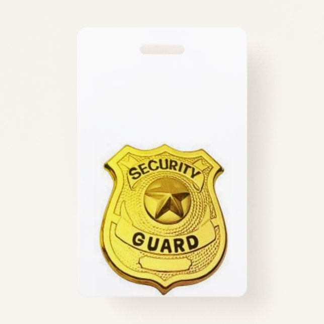 Security guard badge (Front)