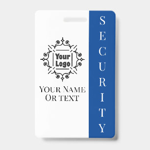 Security Guard Employee ID with Logo Badge