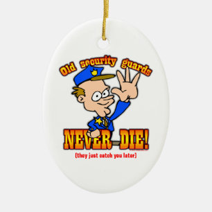 Security Guards Ceramic Ornament