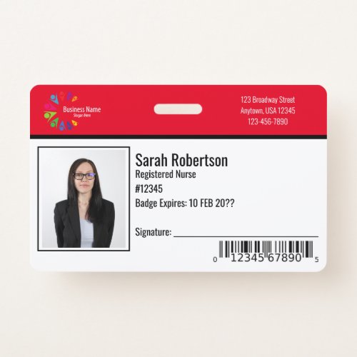 Security ID Employee Badge _ Horizontal