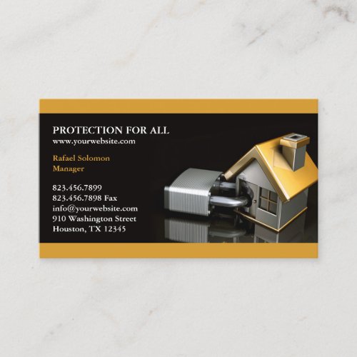 Security Insurance Business Card