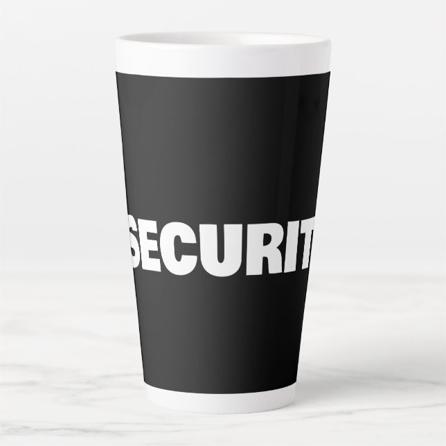 Security Latte Mug (Front)