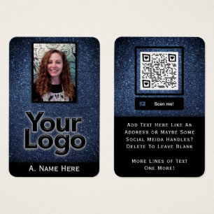 Security Law Enforcement Tech Pros Blue Glitter