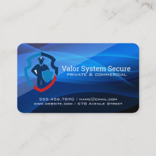 Security Logo Protection Agency Business Card
