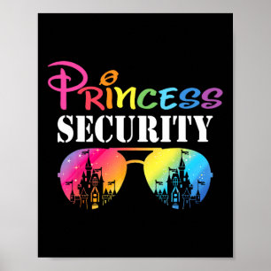 Security Mom Dad Family Birthday Halloween Funny Poster