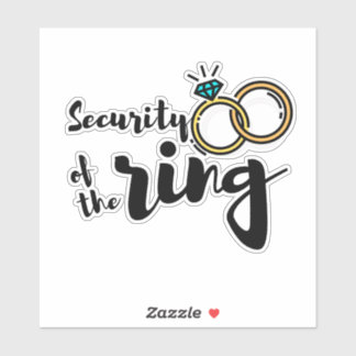 Security of ring sticker