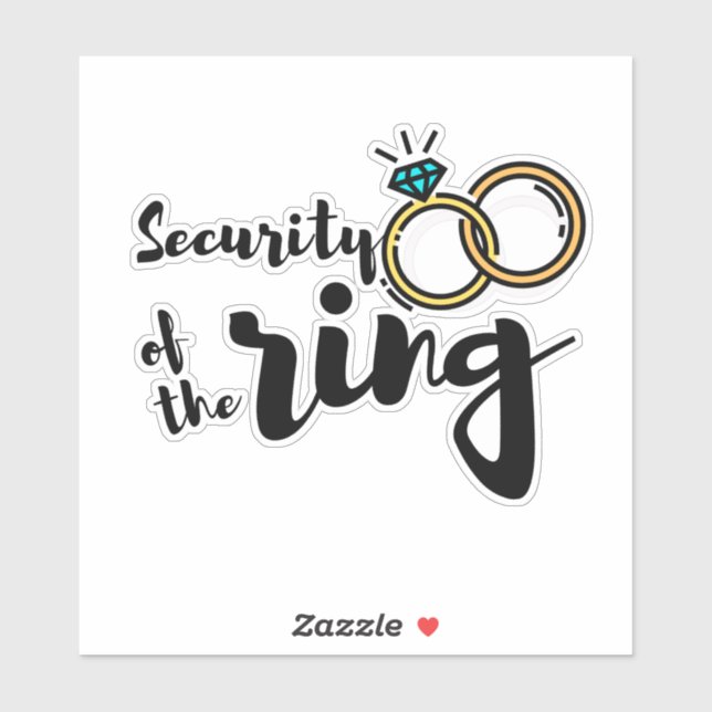 Security of ring sticker (Sheet)