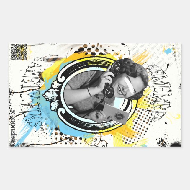 Security over Liberty Rectangular Sticker (Front)