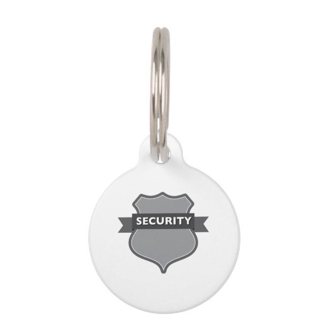 Security Pet ID Tag (Front)
