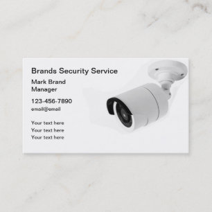 Security Products Business Cards