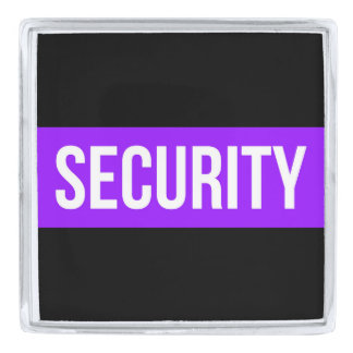 SECURITY Purple Line Recognition Pin