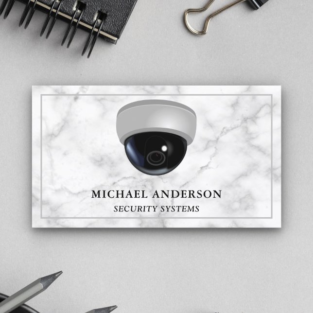 Security Solutions Surveillance System CCTV Camera Business Card (Creator Uploaded)