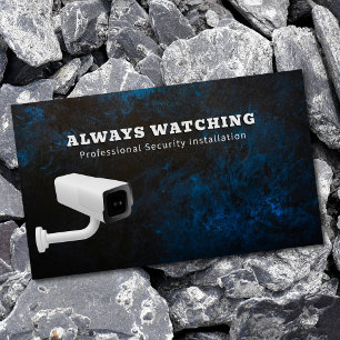 Security Solutions Surveillance System CCTV Camera Business Card