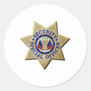 Security Special Officer Classic Round Sticker