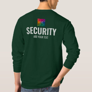 Security Staff Member Mens Long Sleeve Template T-Shirt