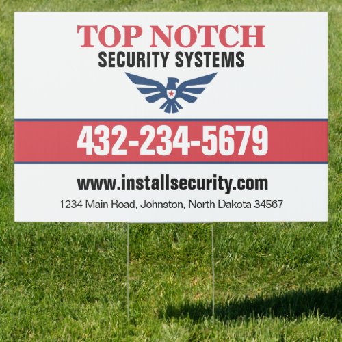 Security Systems Sign