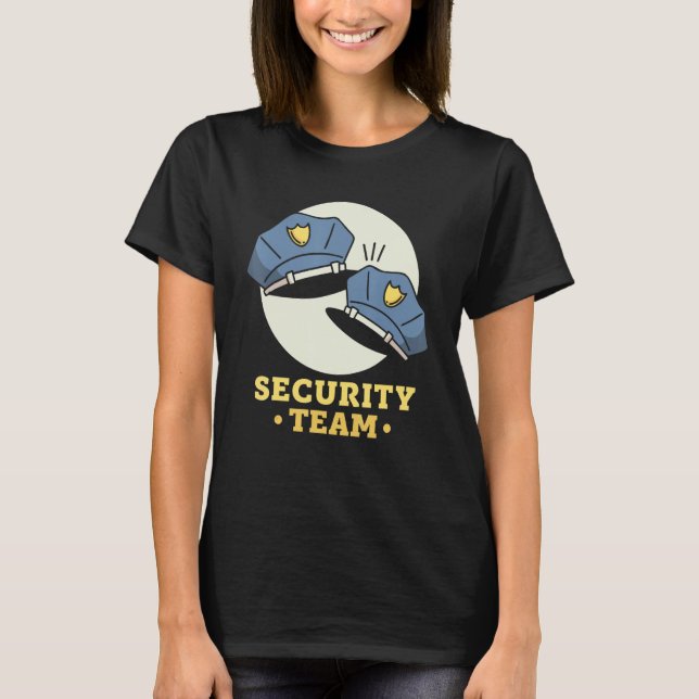 Security Team Job Bouncer Doorman Guard T-Shirt (Front)