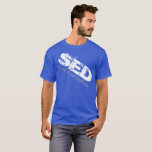 Sed Graphic Distorted Shirt at Zazzle