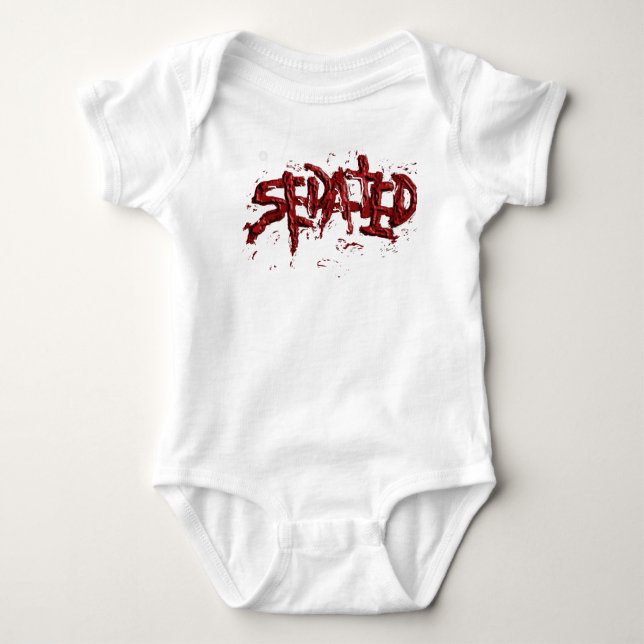Sedated Baby One-Z Baby Bodysuit (Front)
