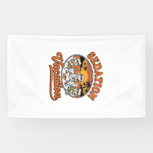 Sedation Vacation Retro Dental Humor Shirt Design_ Banner