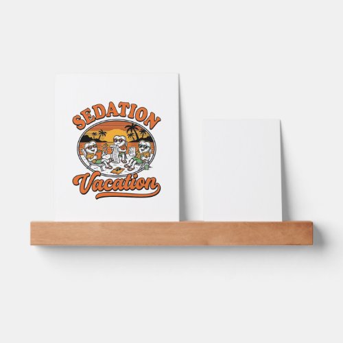 Sedation Vacation Retro Dental Humor Shirt Design_ Picture Ledge
