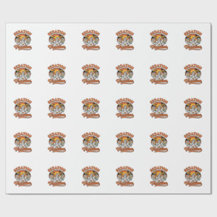 Sedation Vacation Retro Dental Humor Shirt Design_ Wrapping Paper