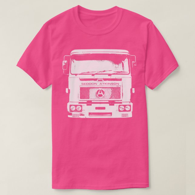 Seddon Atkinson 401 classic 1980s lorry outline wh T-Shirt (Design Front)