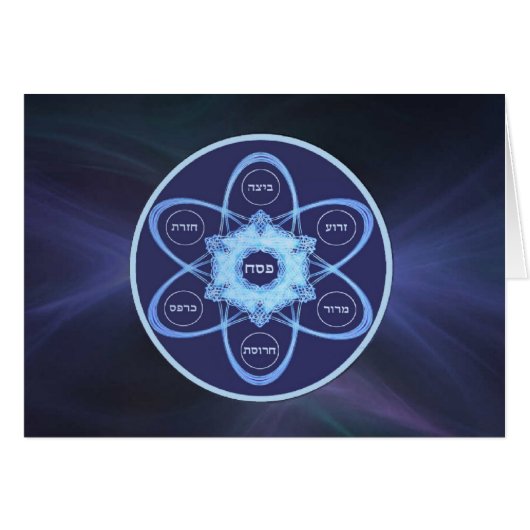 Seder Plate Cards (Front Horizontal)