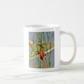 Sedge grass, and Dragonfly Coffee Mug