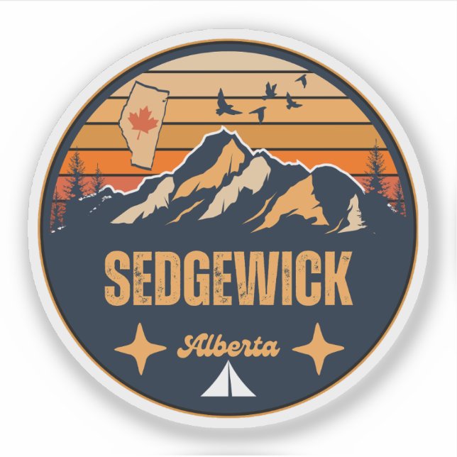Sedgewick, Alberta Sticker (Front)