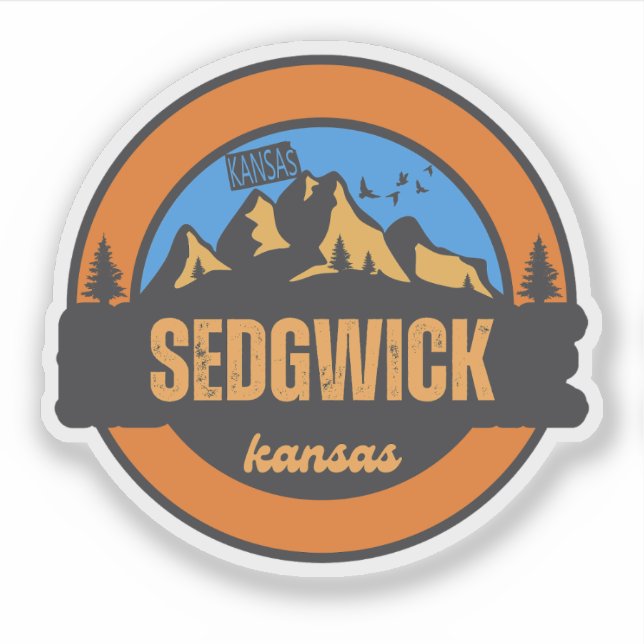 Sedgwick, Kansas Sticker (Front)
