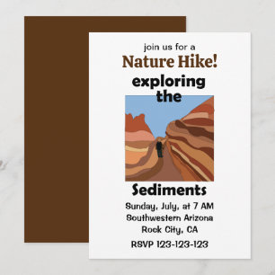 Sedimentary Rock Exploring Sediments Nature Hike Invitation